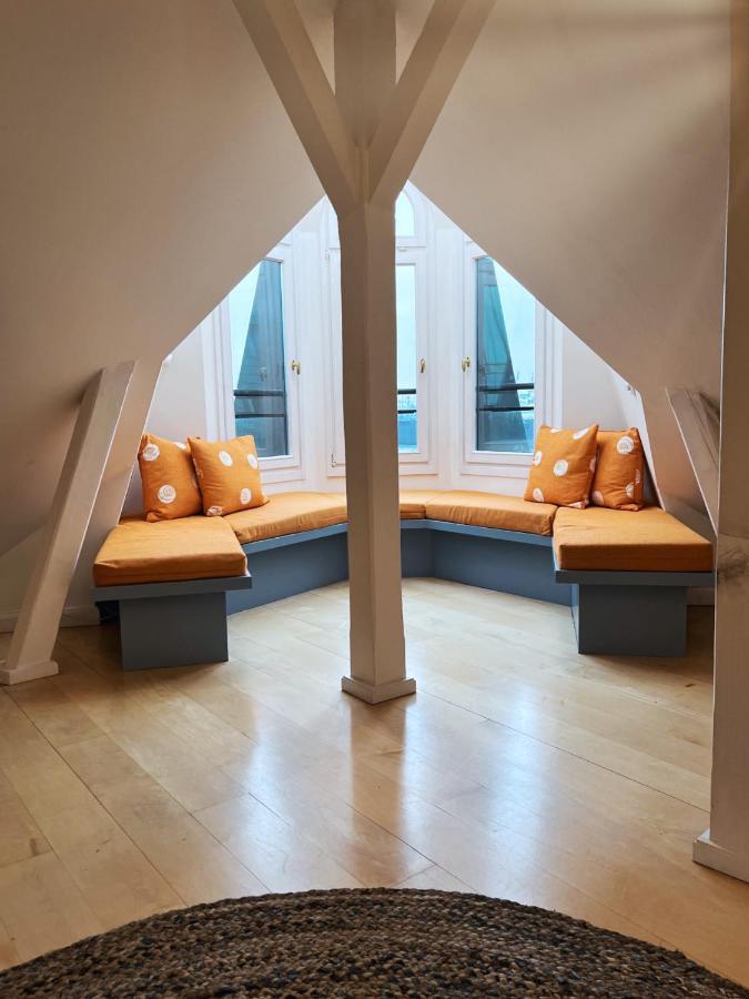 Loft-Panoramablick-Hafen & Elbe! Apartamento Hamburgo Exterior foto