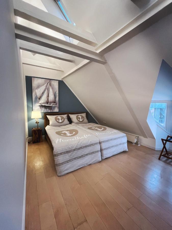 Loft-Panoramablick-Hafen & Elbe! Apartamento Hamburgo Exterior foto