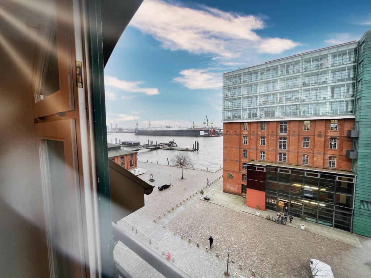 Loft-Panoramablick-Hafen & Elbe! Apartamento Hamburgo Exterior foto