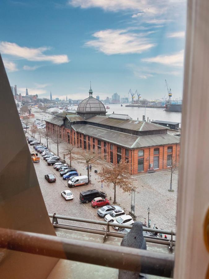 Loft-Panoramablick-Hafen & Elbe! Apartamento Hamburgo Exterior foto