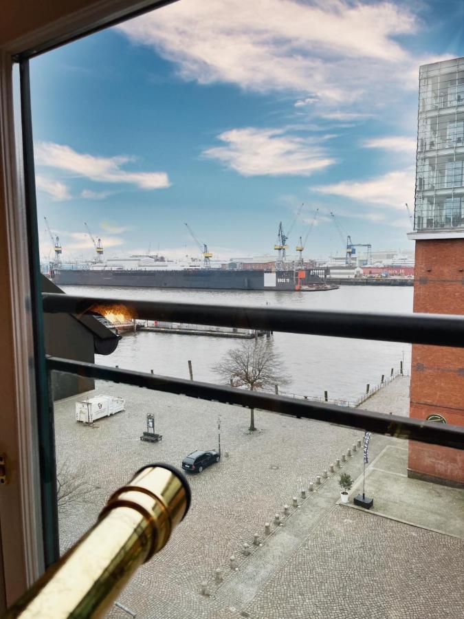 Loft-Panoramablick-Hafen & Elbe! Apartamento Hamburgo Exterior foto