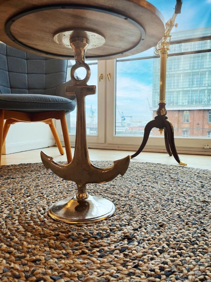 Loft-Panoramablick-Hafen & Elbe! Apartamento Hamburgo Exterior foto