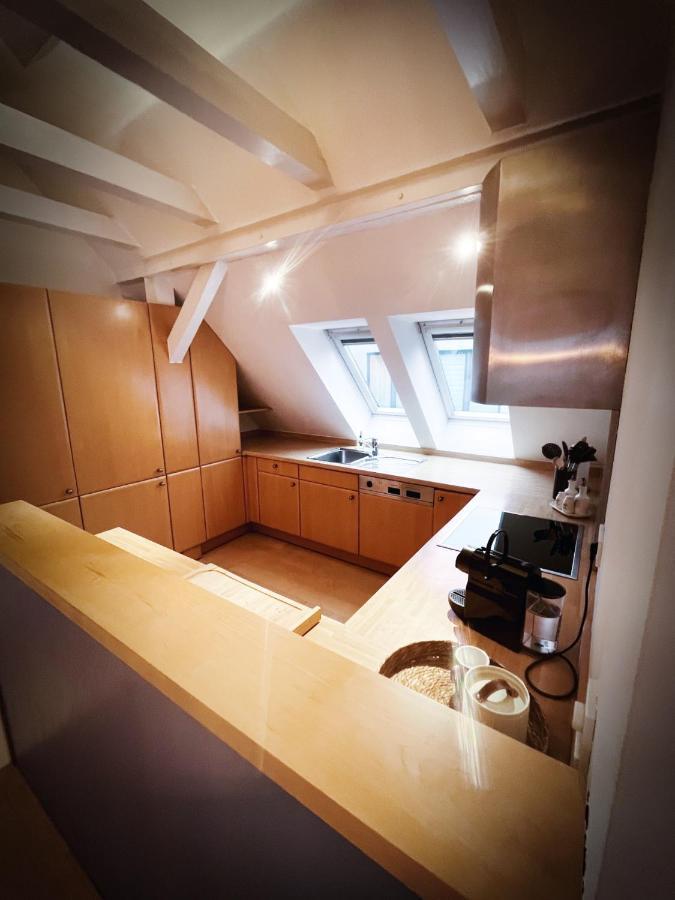 Loft-Panoramablick-Hafen & Elbe! Apartamento Hamburgo Exterior foto